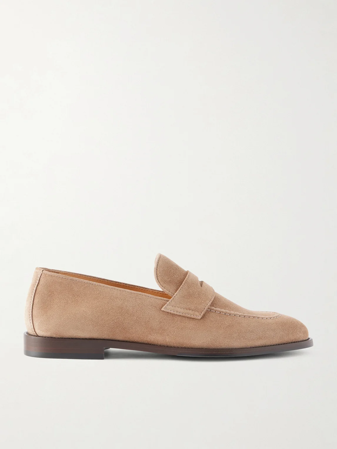 Calf Suede Penny Loafers - 1