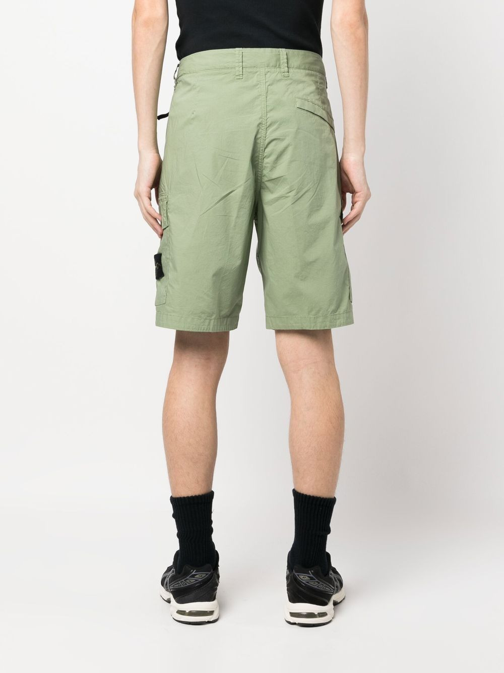 side logo-patch bermuda shorts - 4