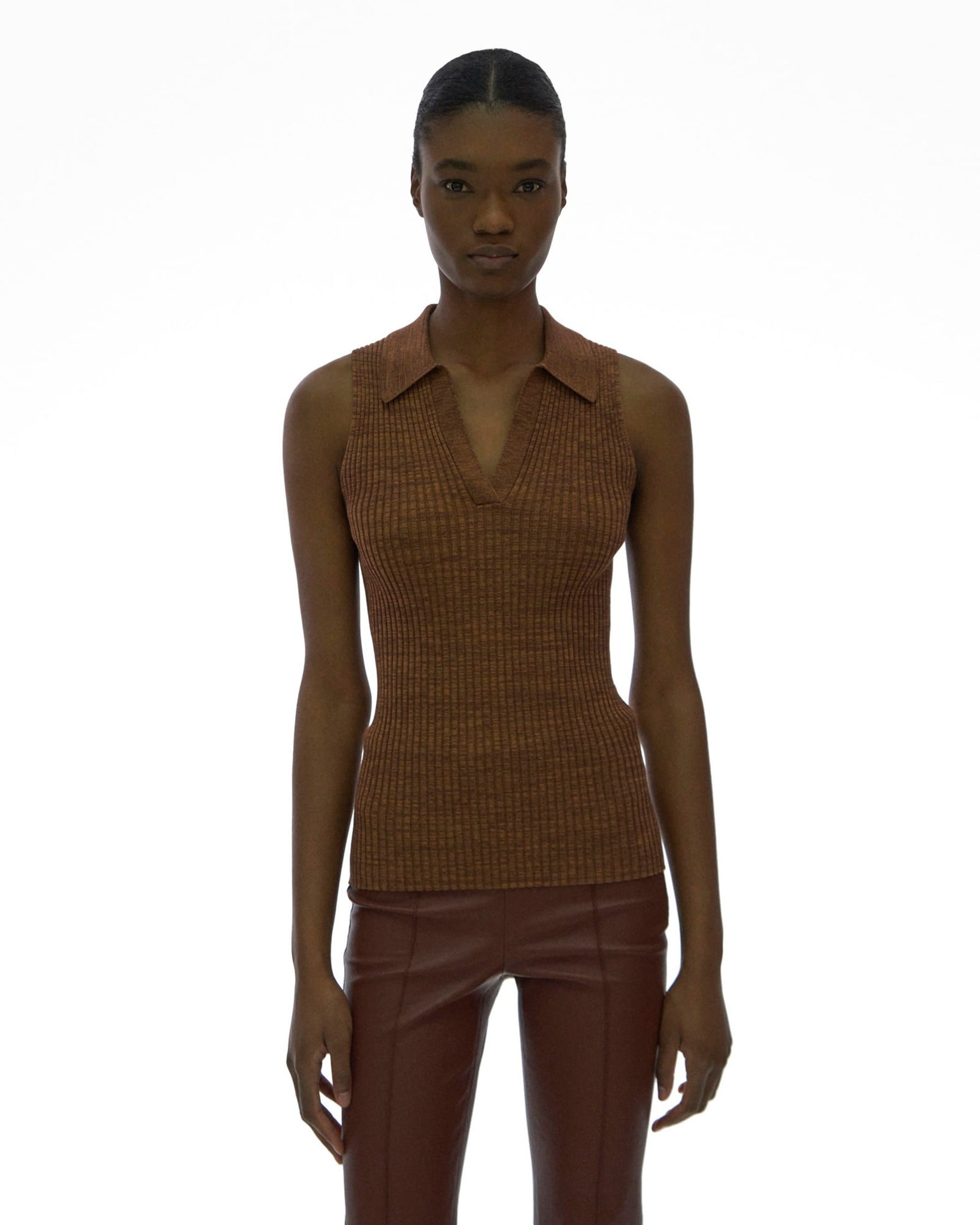 MARL RIB POLO TANK - 3