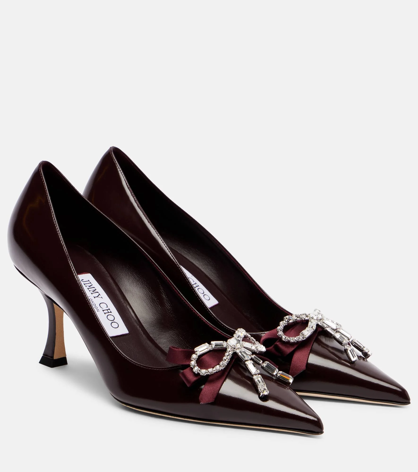 Auria 70 embellished leather pumps - 1
