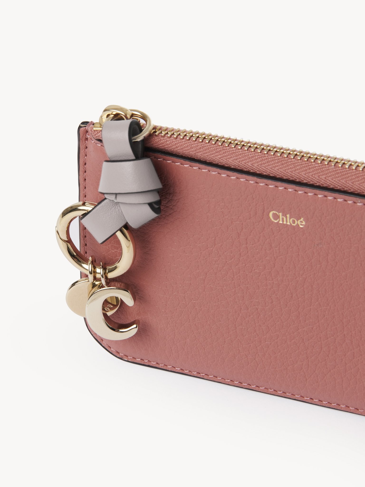 ALPHABET PURSE IN GRAINED LEATHER - 5