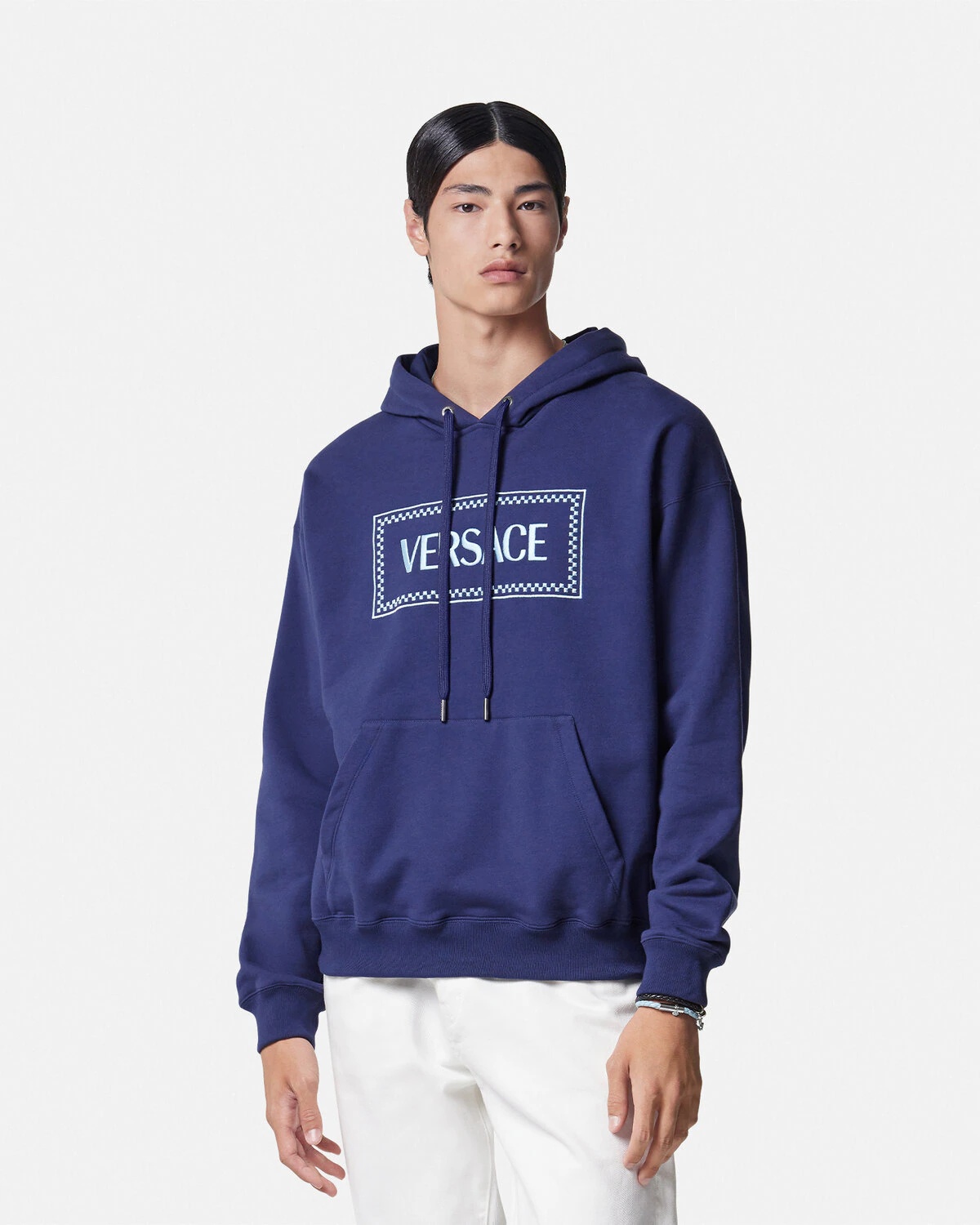 VERSACE 90s Vintage Logo Hoodie | versace | REVERSIBLE