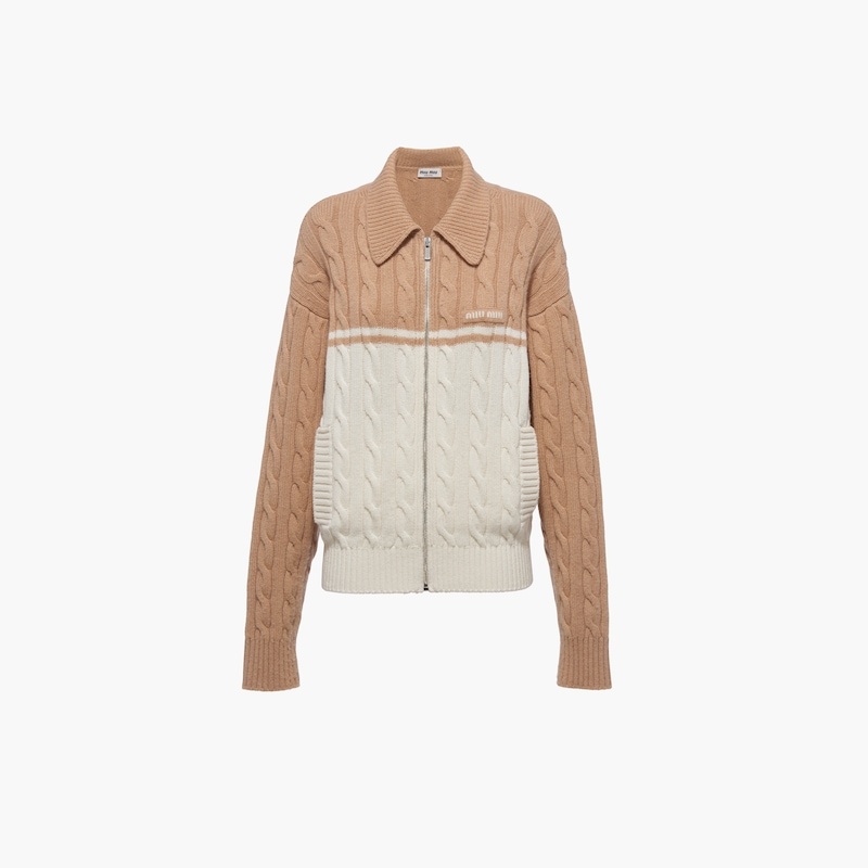 Oversized wool and cashmere cardigan - 2