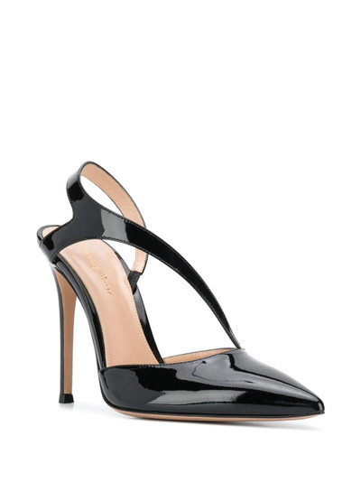 Gianvito Rossi patent leather slip-on heels outlook