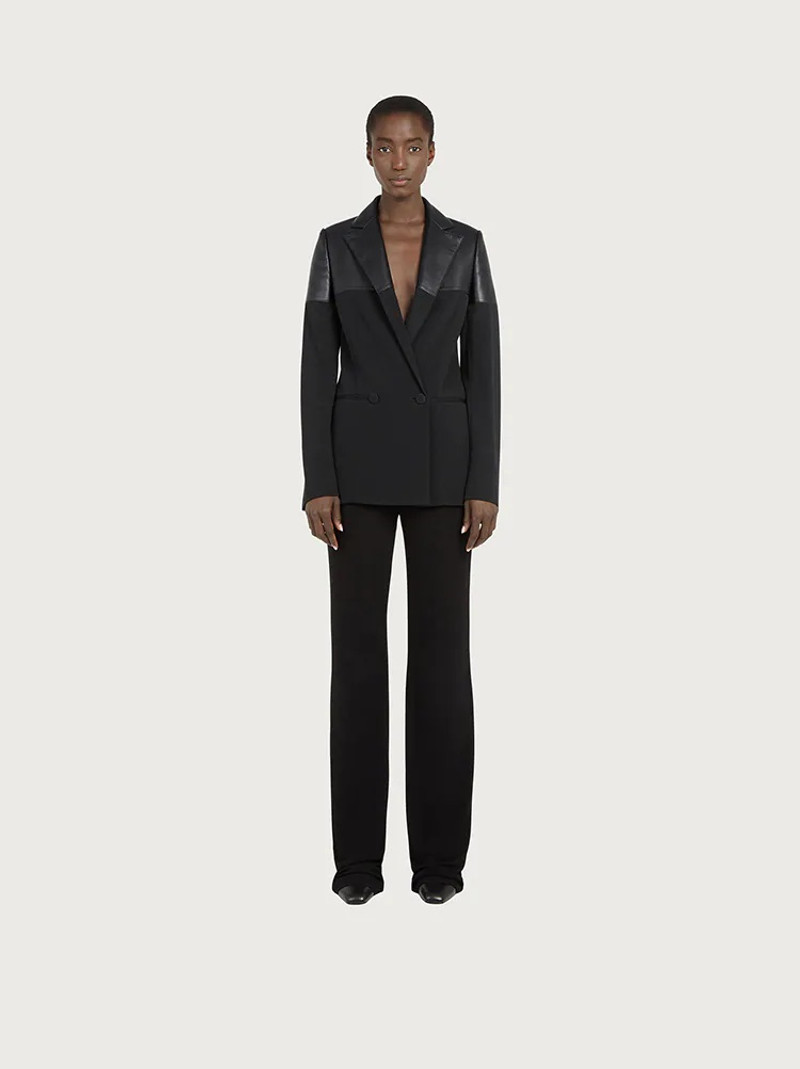 FERRAGAMO BLAZER WITH NAPPA INSERTS outlook