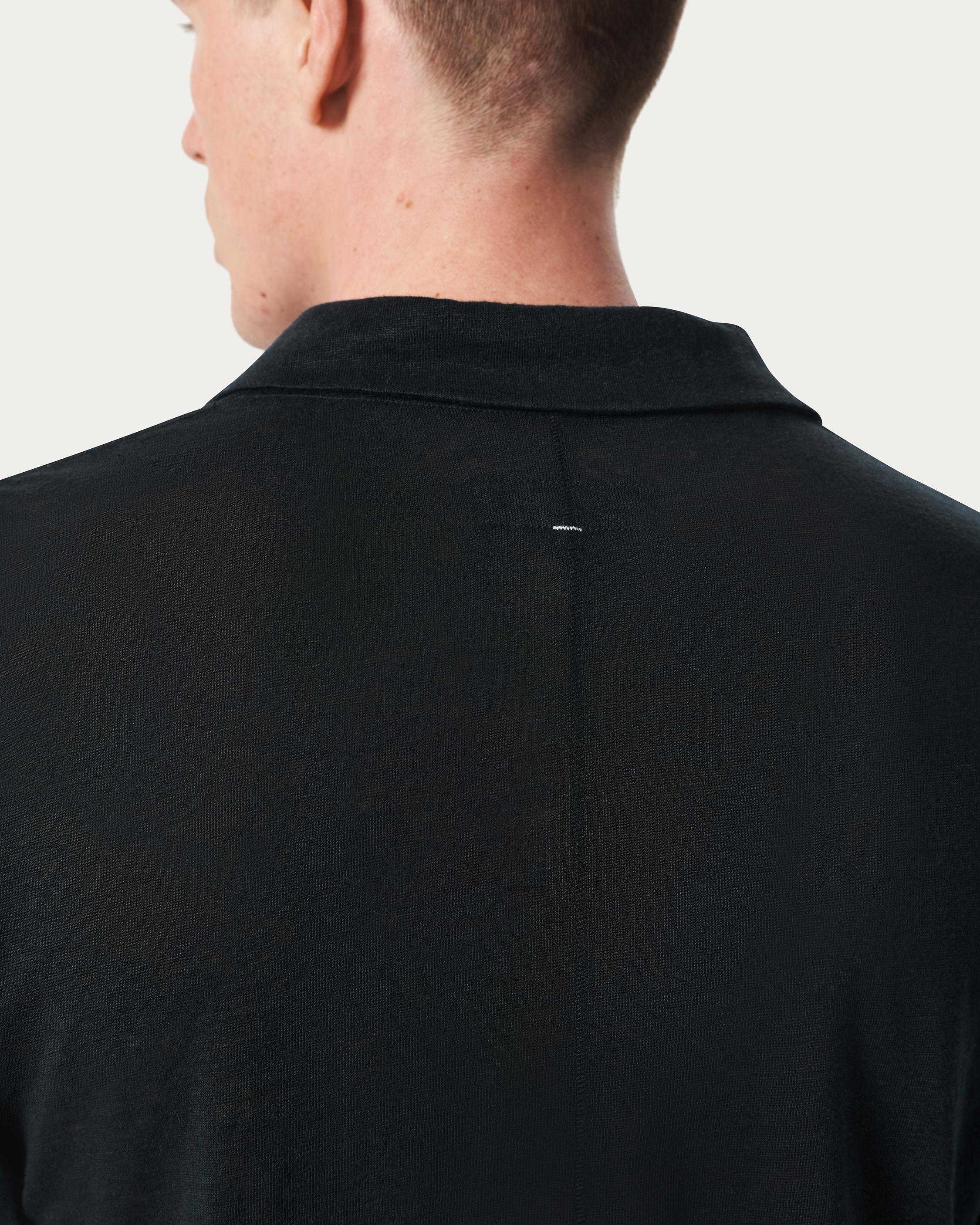 Linen Johnny Collar Polo - 5