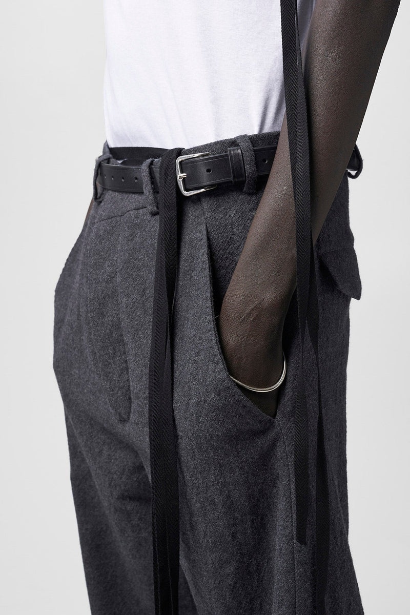 Albert Loose Fit Trousers Brushed Wool - 5