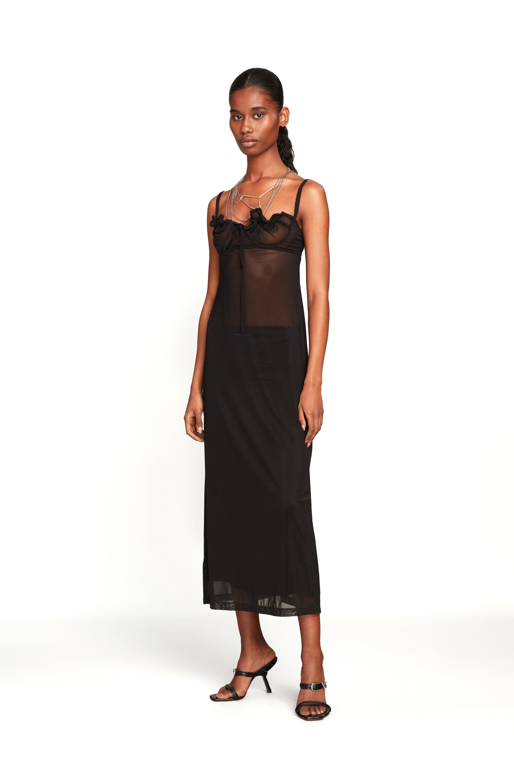 Wire Brasier Slip Dress - 4