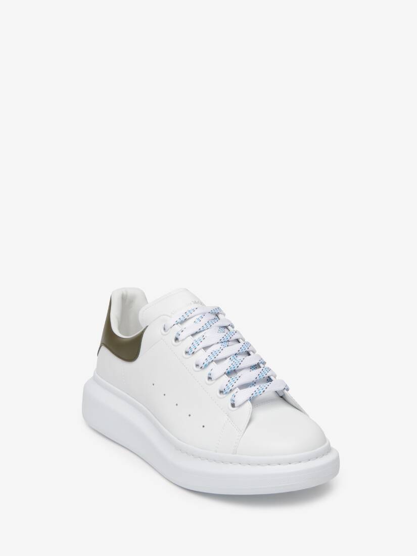 Men's Oversized Sneaker in White/khaki - 6