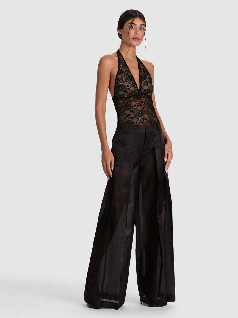 BLAIRE PLEATED SHEER PANT 6