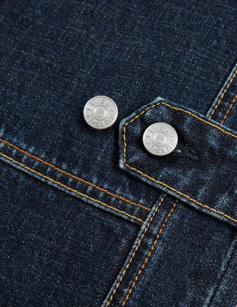 SEAGULL PRINT CARROT FIT DECONSTRUCTED SELVEDGE DENIM JEANS #2017 9