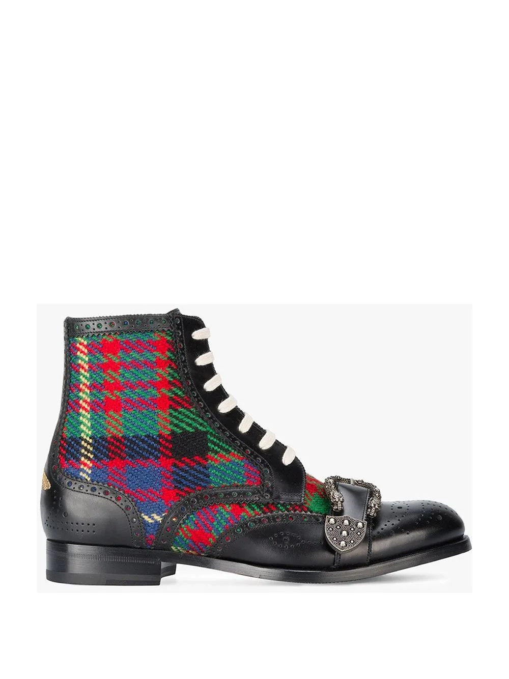 Tartan Queercore brogue boot - 8