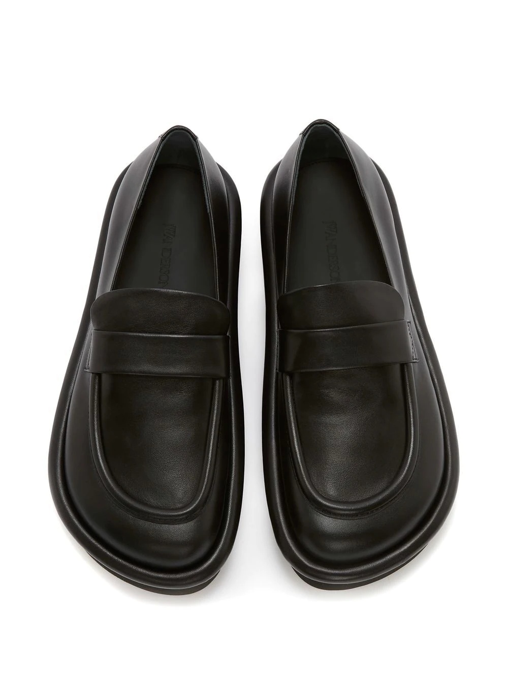 Bumper-Tube leather chunky loafers - 3