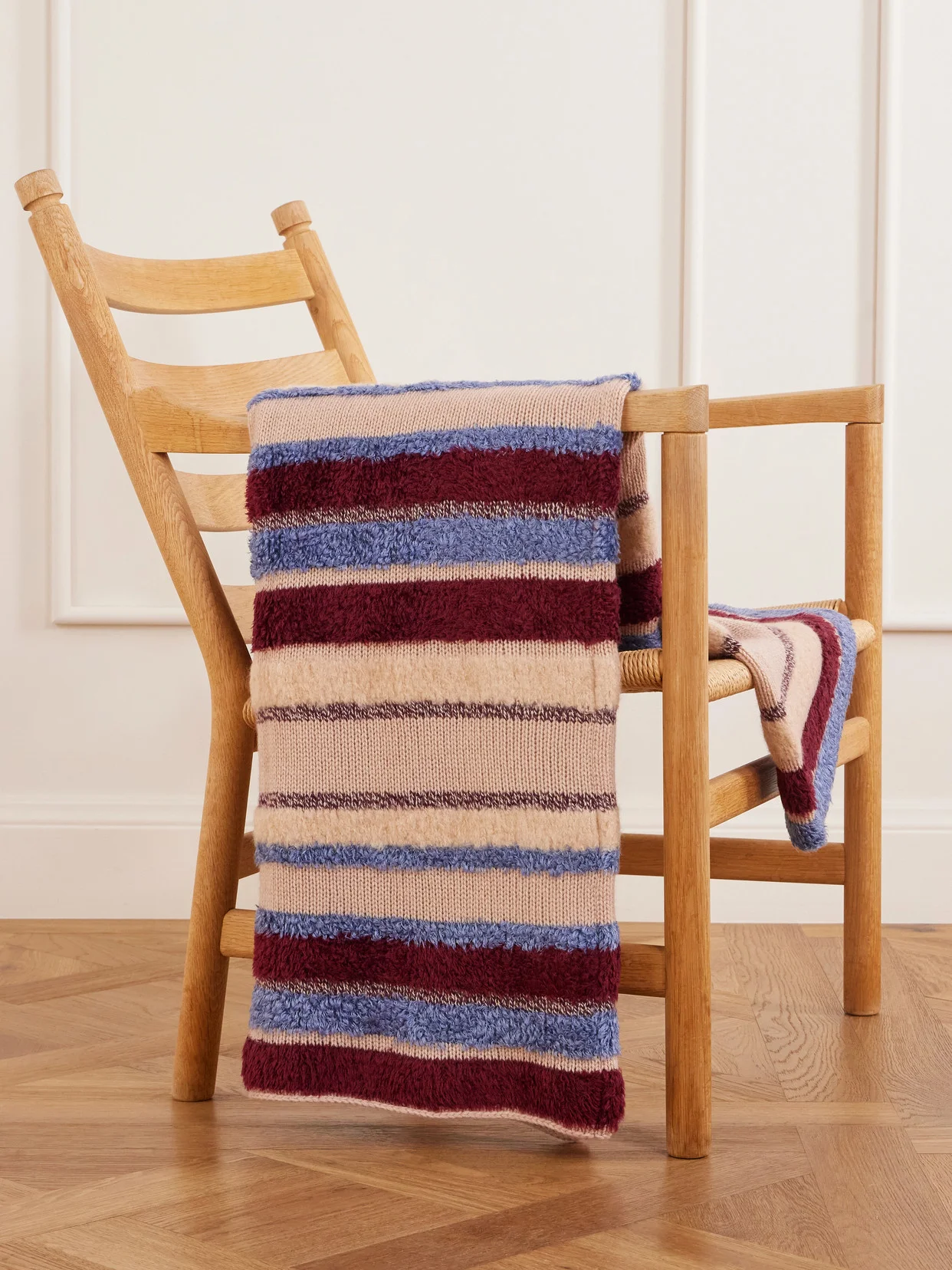 Textured Cashmere Throw - 1