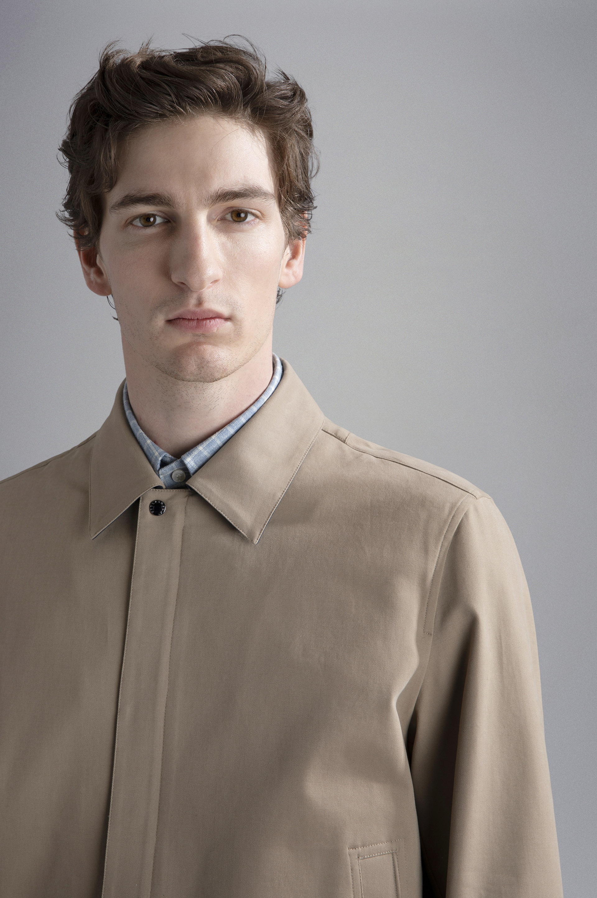 COTTON STRETCH SHACKET - 4