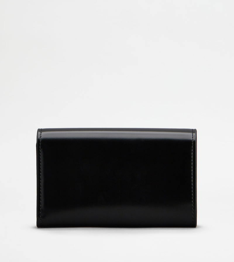 KATE WALLET IN LEATHER - BLACK 3