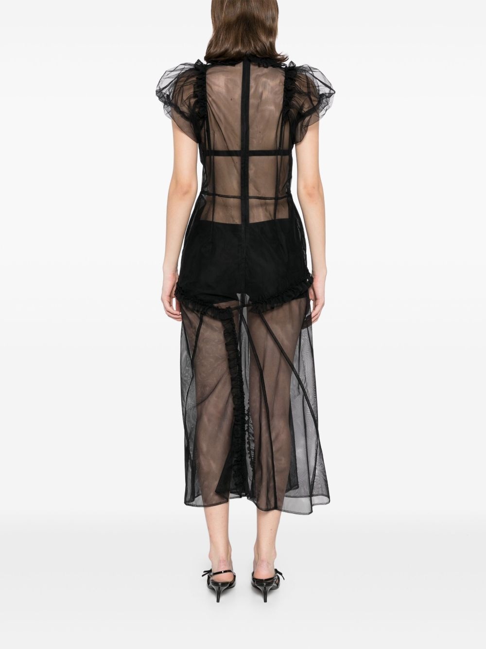ballet tutu hem dress - 4