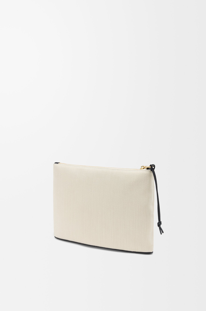 Loewe Medium Oblong pouch in denim outlook