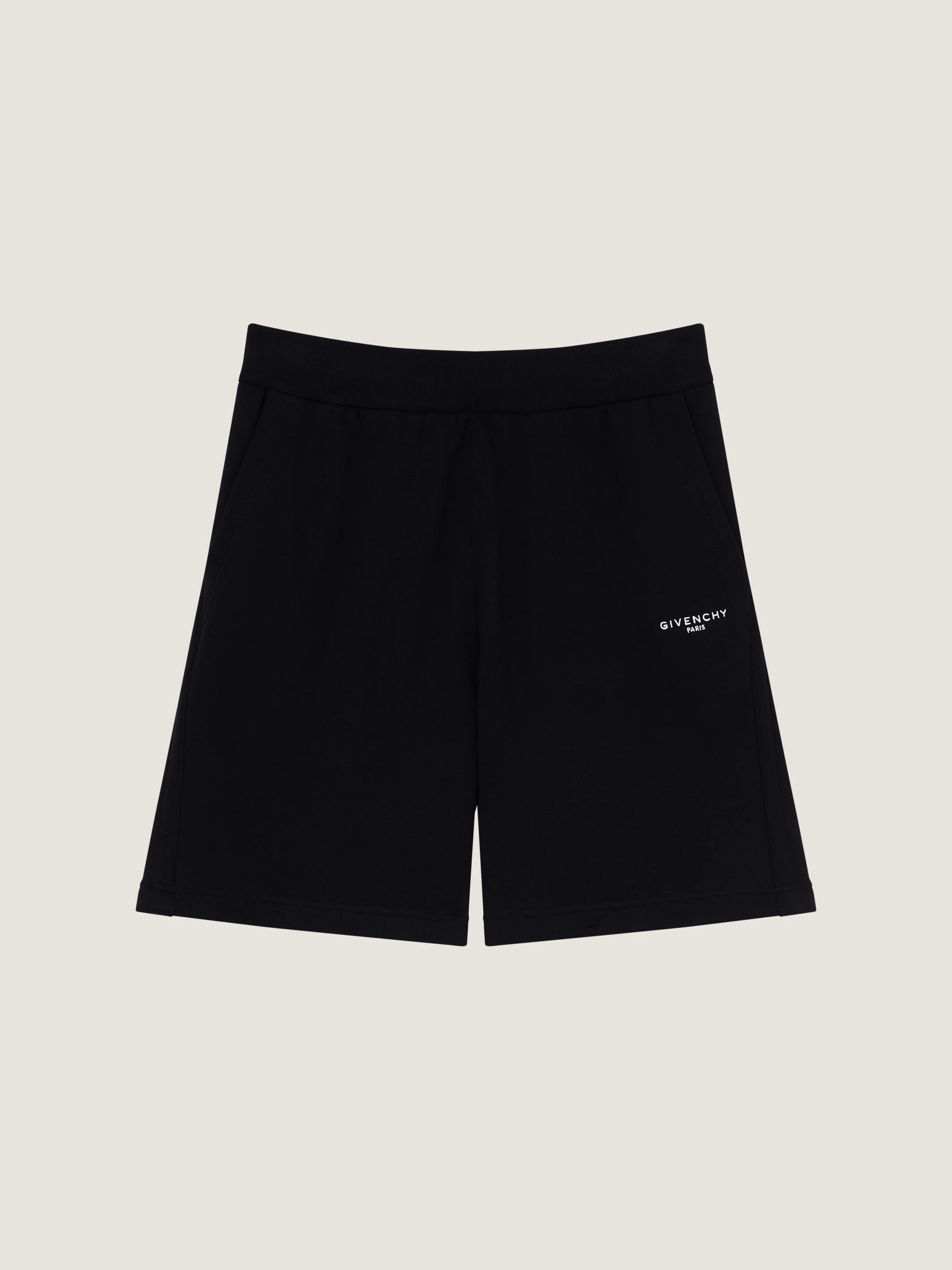 COUTURE SEAM BERMUDA SHORTS IN FLEECE - 1