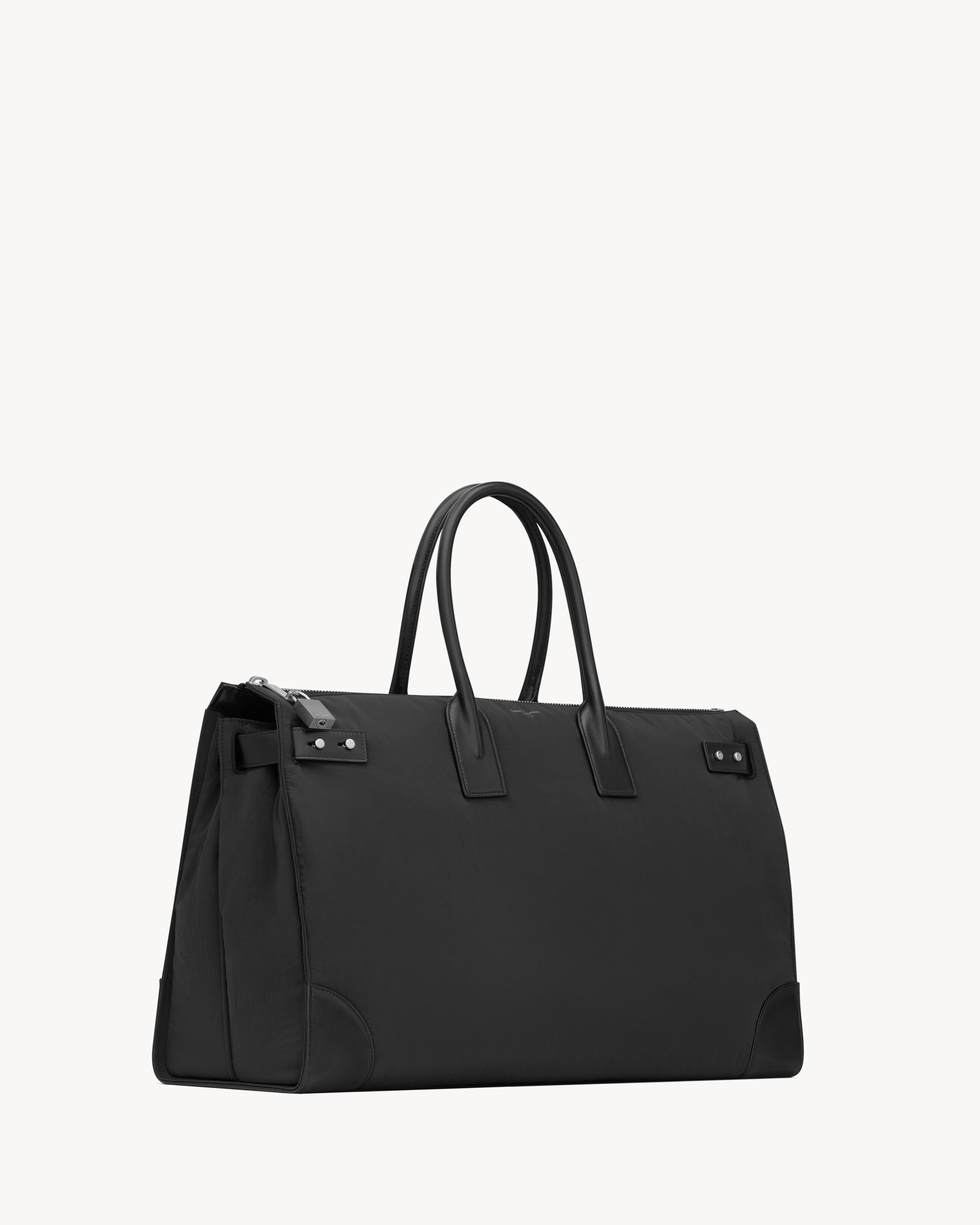 SAC DE JOUR 48H DUFFEL IN NYLON AND LEATHER - 4