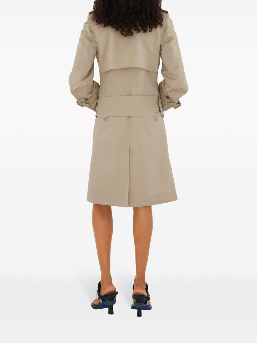 belted trench coat - 4