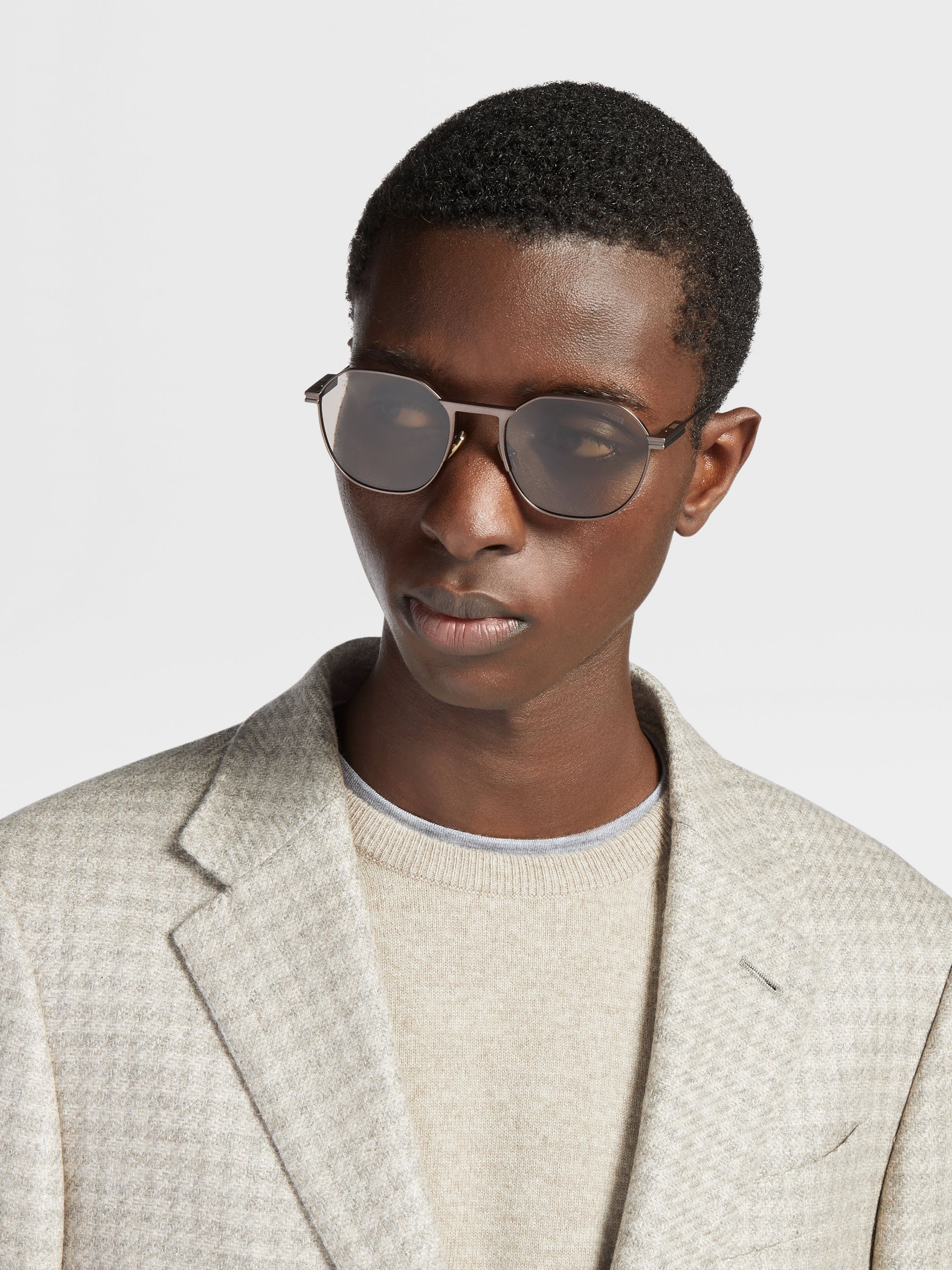 ANTIQUED FOLIAGE METAL SUNGLASSES - 4