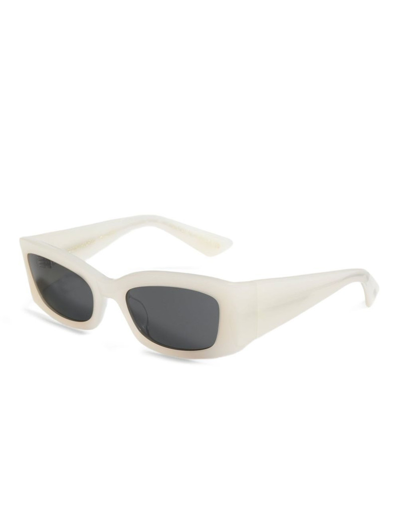 KHAITE rectangle-frame sunglasses outlook