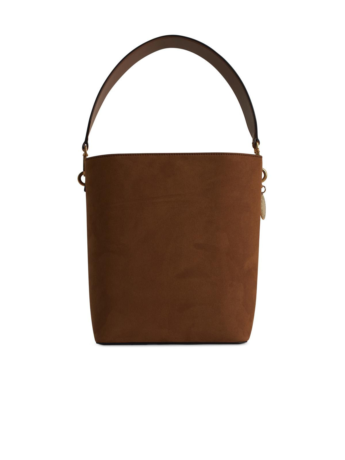 Stella Mccartney 'Soft' Brown Suede Crossbody Bag Women - 3