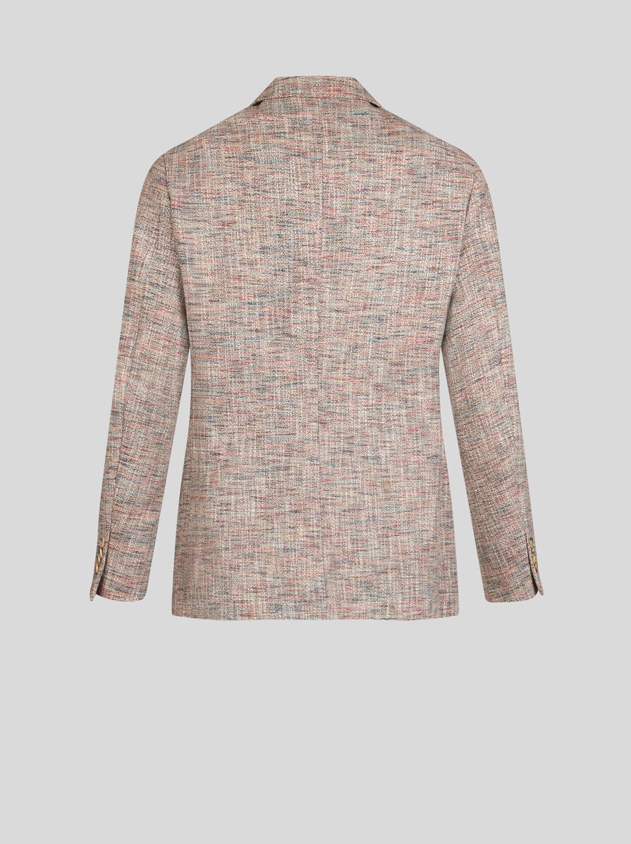 COTTON- AND WOOL-BLEND BLAZER - 5