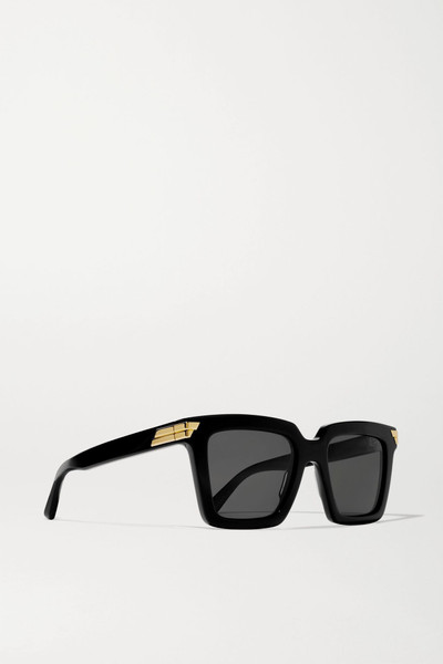 Bottega Veneta Oversized square-frame acetate sunglasses outlook