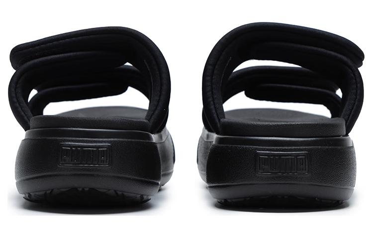 (WMNS) PUMA Mayu Puffy Slides 'Black' 399450-02 - 4