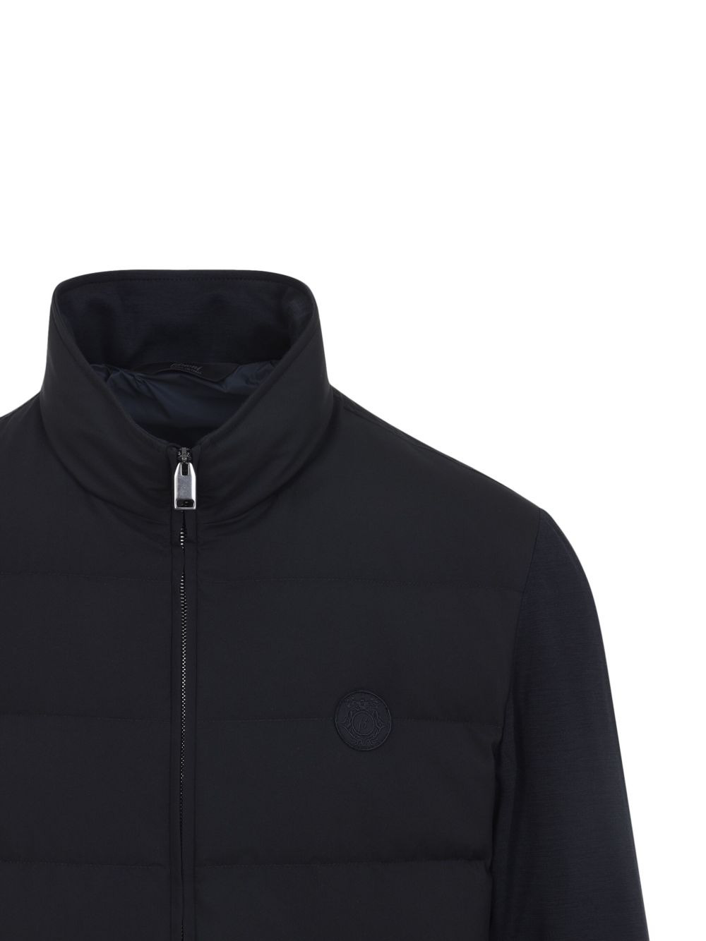 quilted high-neck jacket - 4
