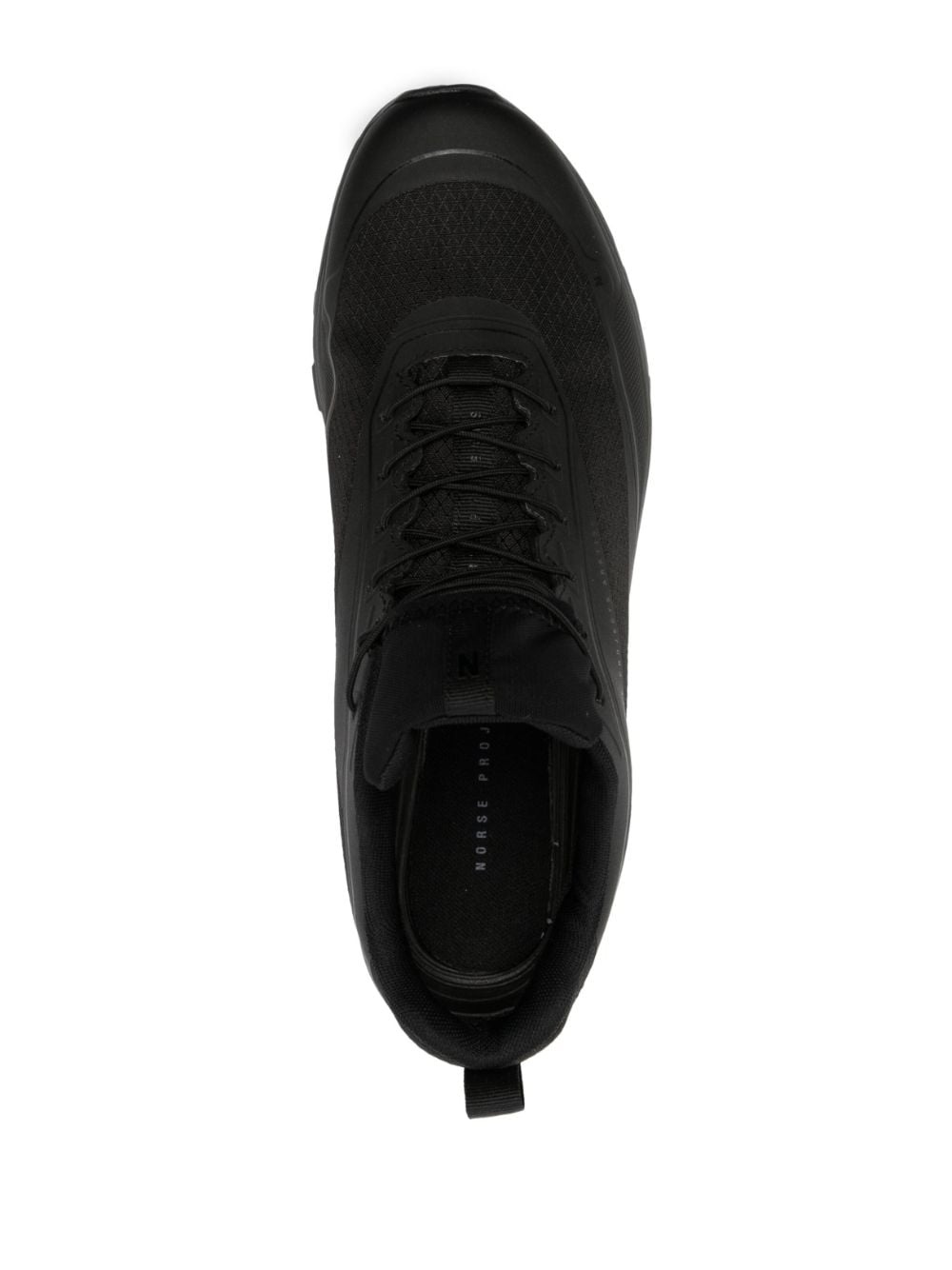 lace-up low-top sneakers - 4