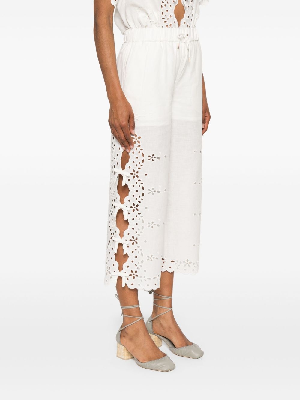 embroidered trousers - 3