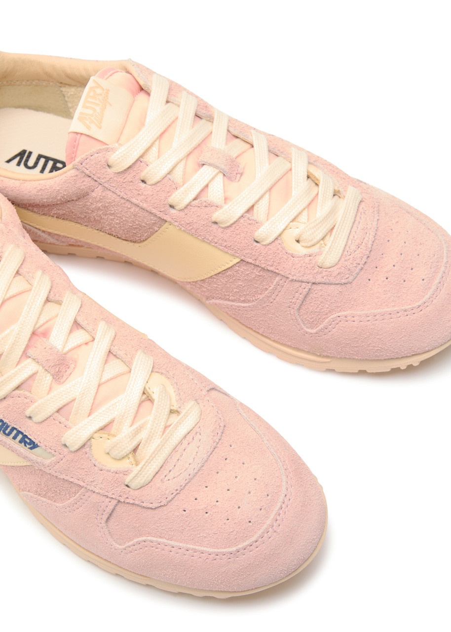 Autry Windspin Panelled Brushed Suede Sneakers - 3