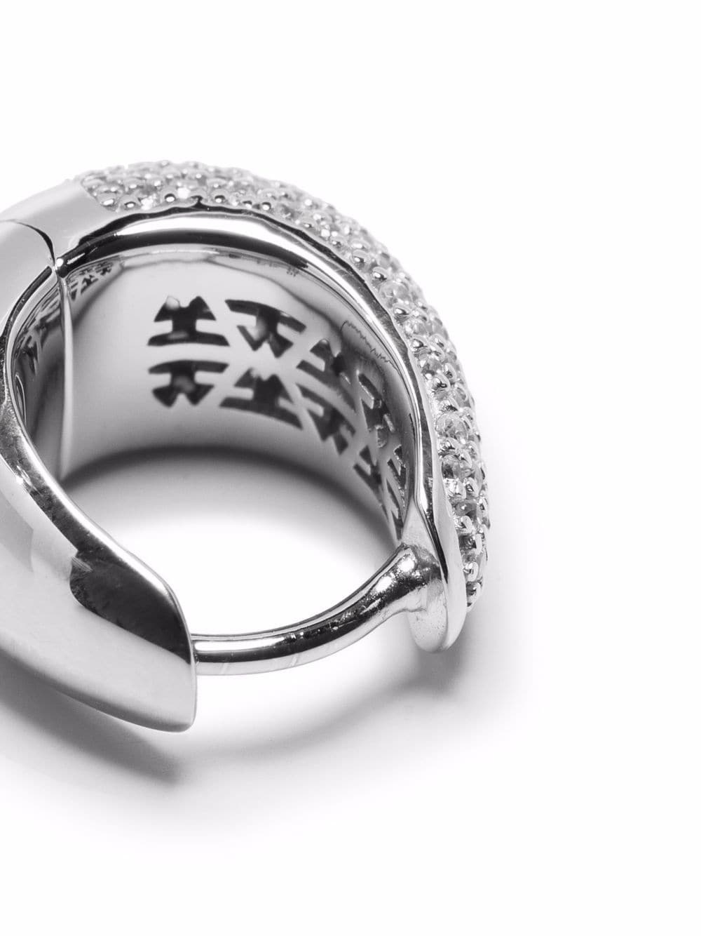 Ice Hoop pave earrings - 3