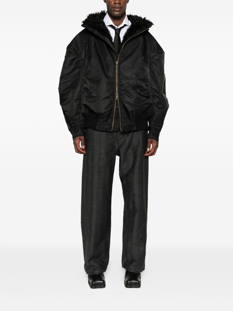 FENG CHEN WANG hooded zip coat outlook