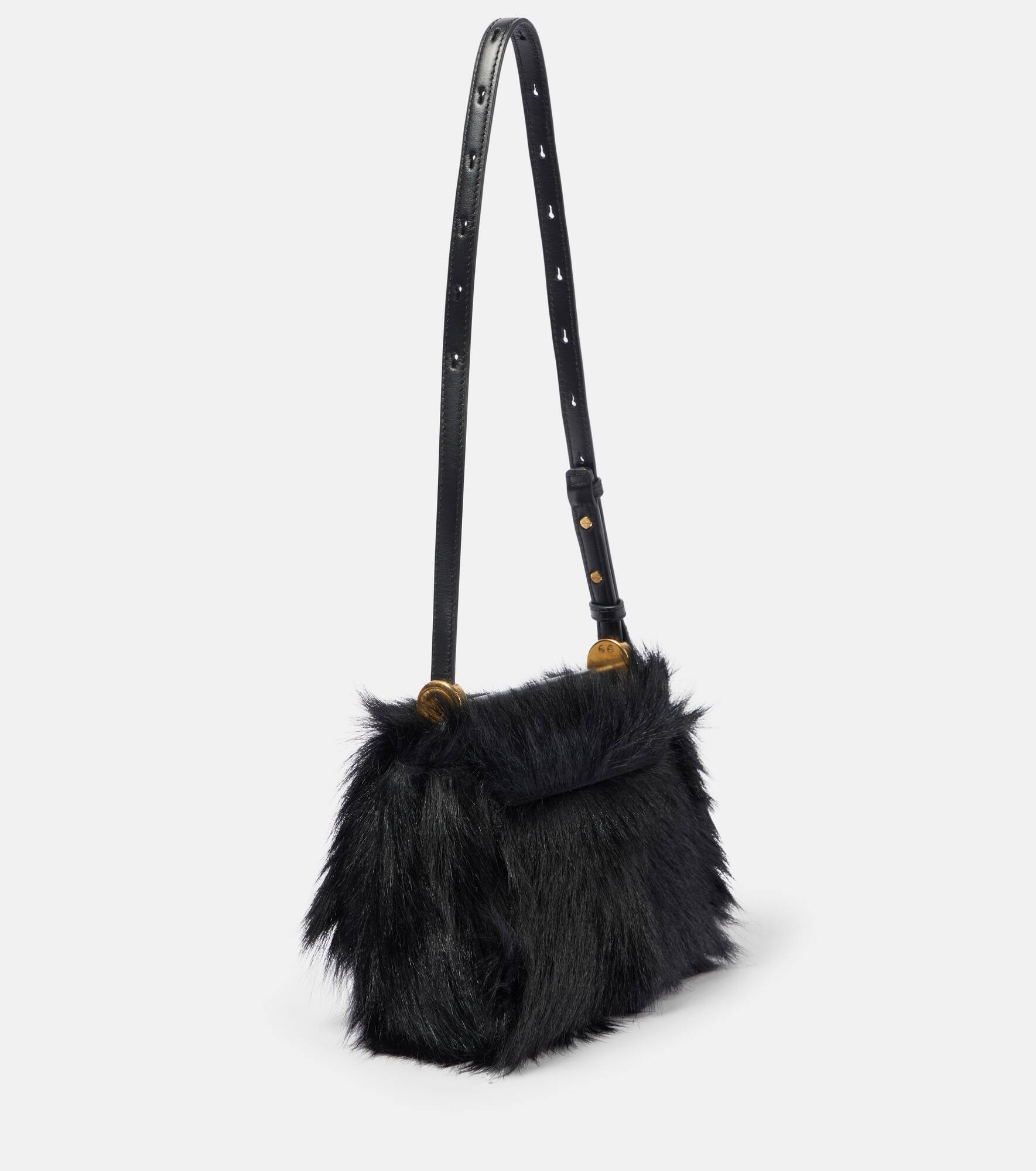 Ghost Mini goat hair tote bag - 4