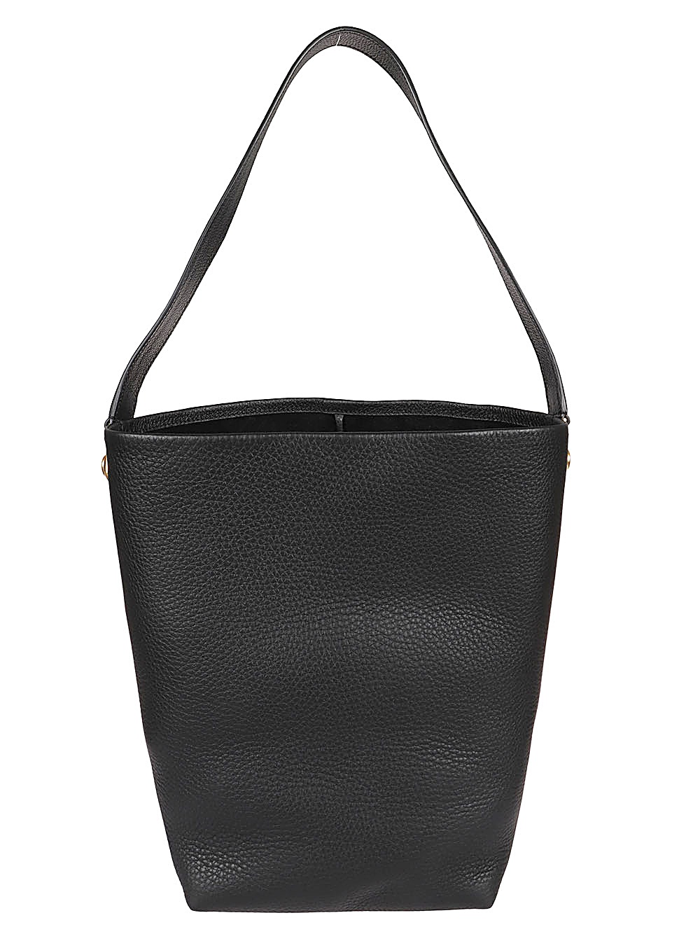 Hook medium leather bucket bag - 3