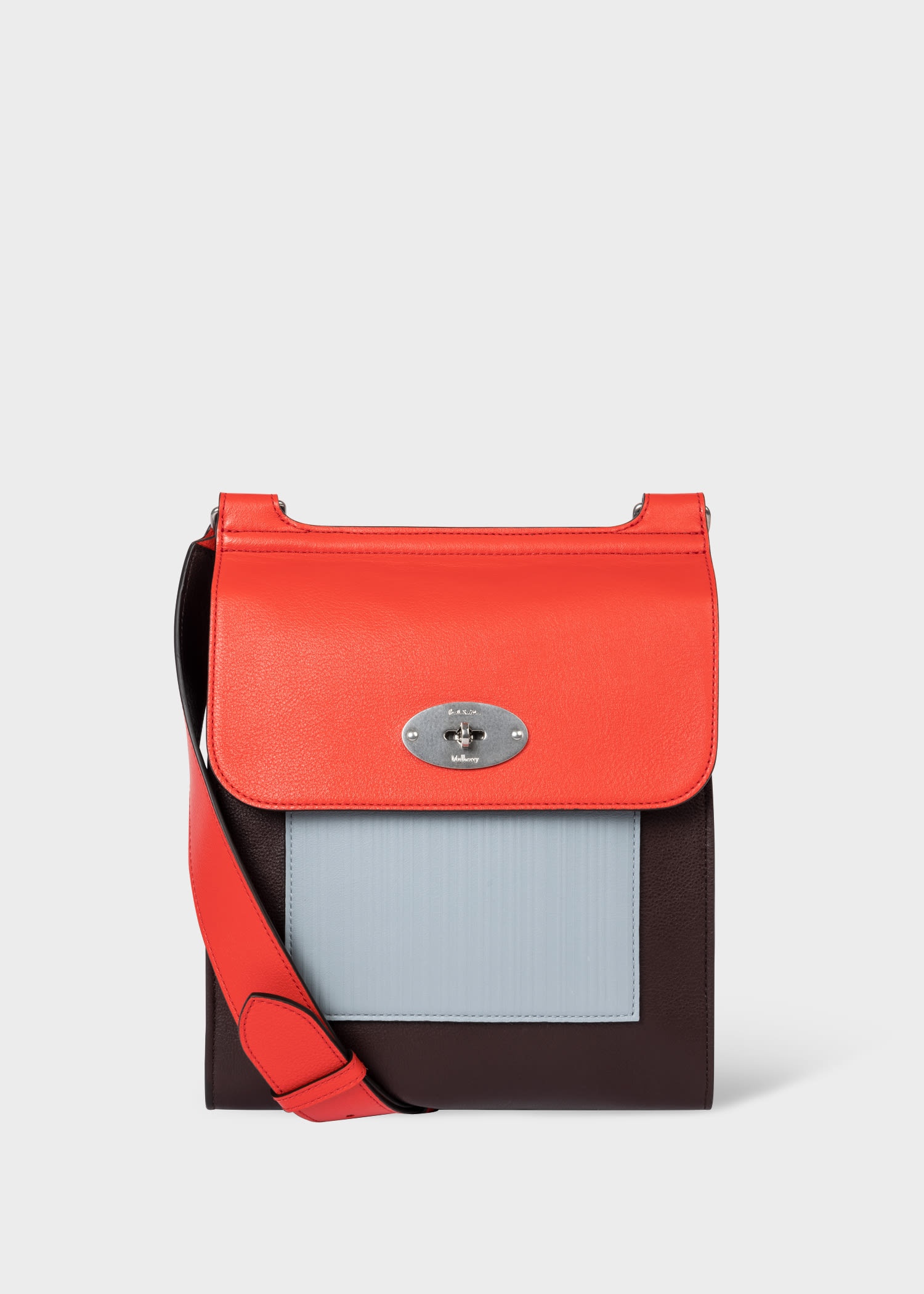 Mulberry x Paul Smith - Coral Orange Antony Bag - 4