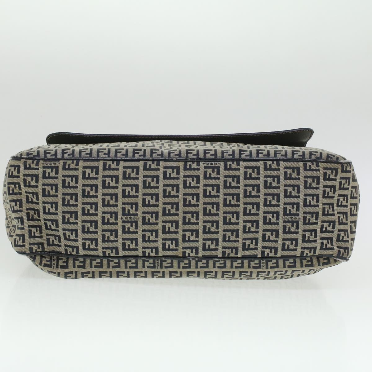 FENDI Zucchino Canvas Hand Bag Navy 71-16533-0-012 - 6
