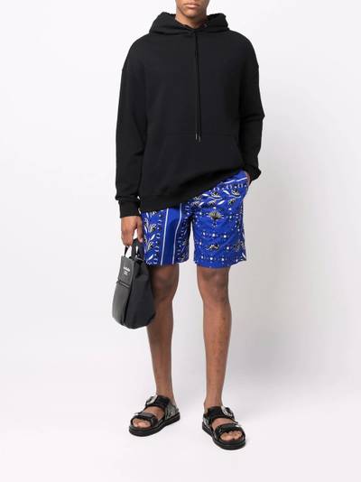 MSGM paisley print shorts outlook