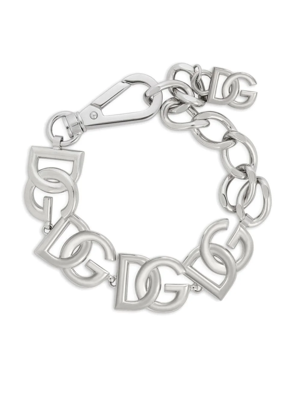 logo chain bracelet - 1