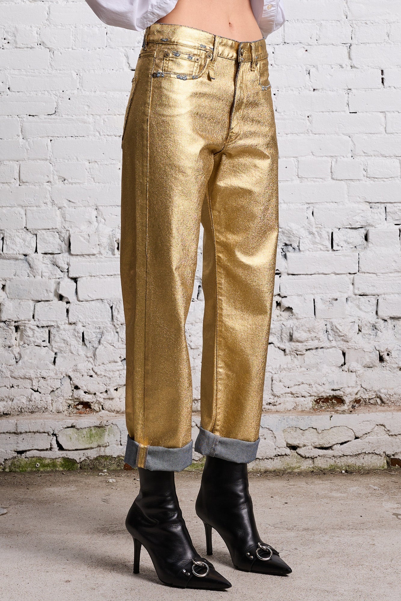 BOYFRIEND JEAN - GILDED INDIGO - 5