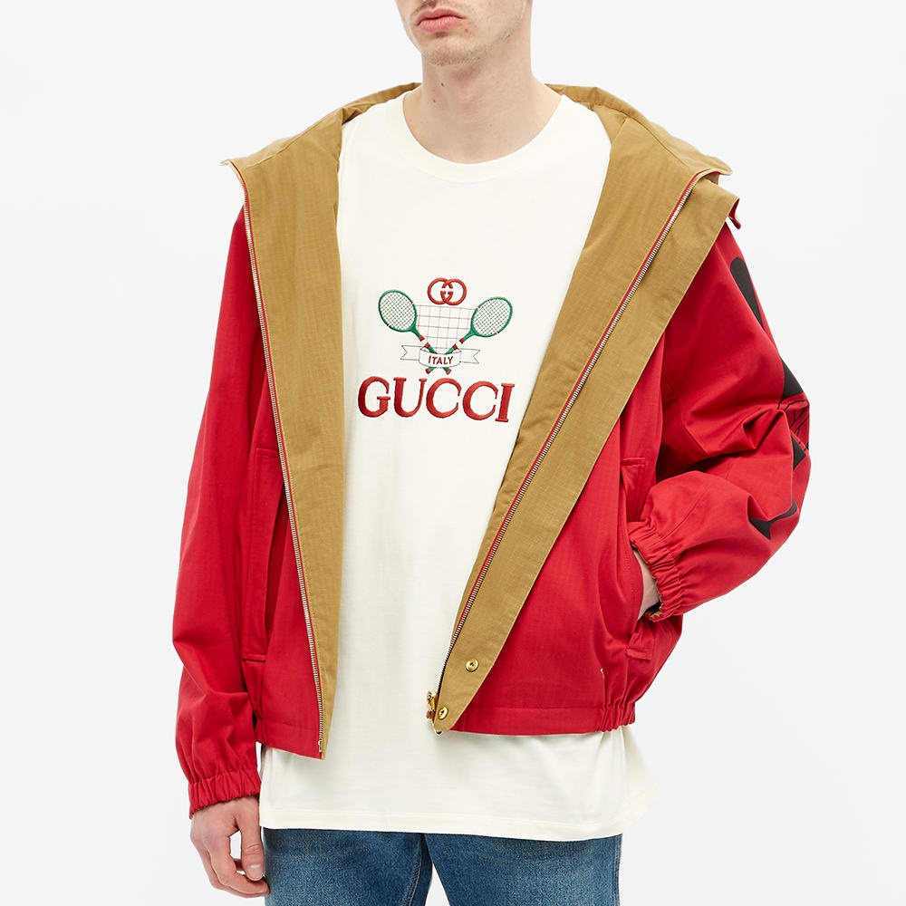 Gucci Reversible Logo Arm Hooded Jacket - 5