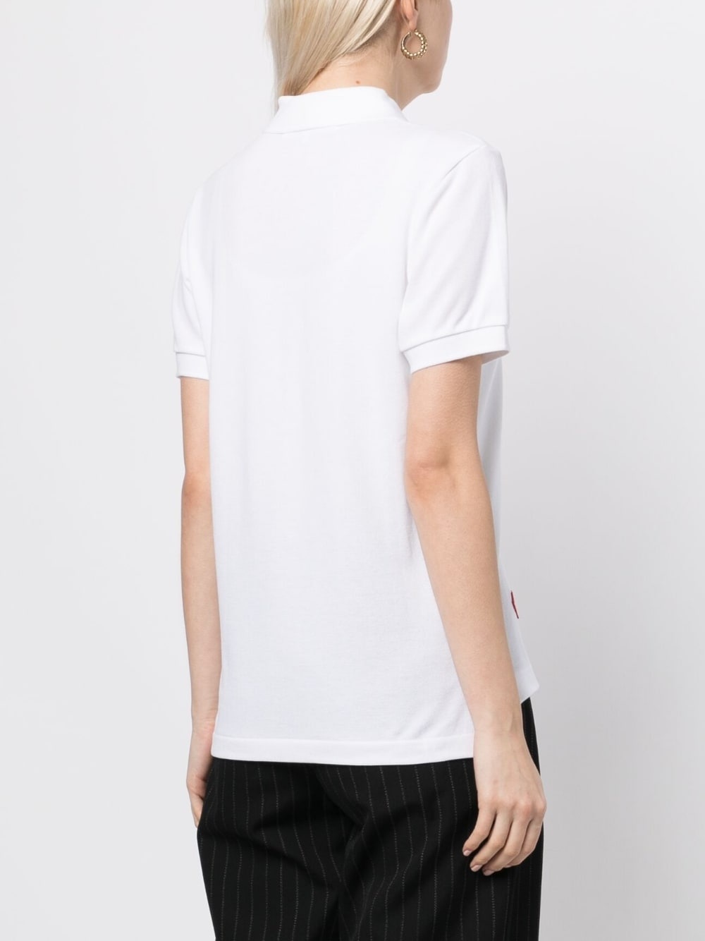 x Invader pixelated-heart polo shirt - 4