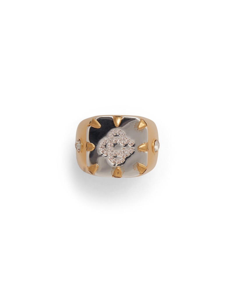 CASABLANCA CC Logo Signet Ring | Casablanca Paris outlook