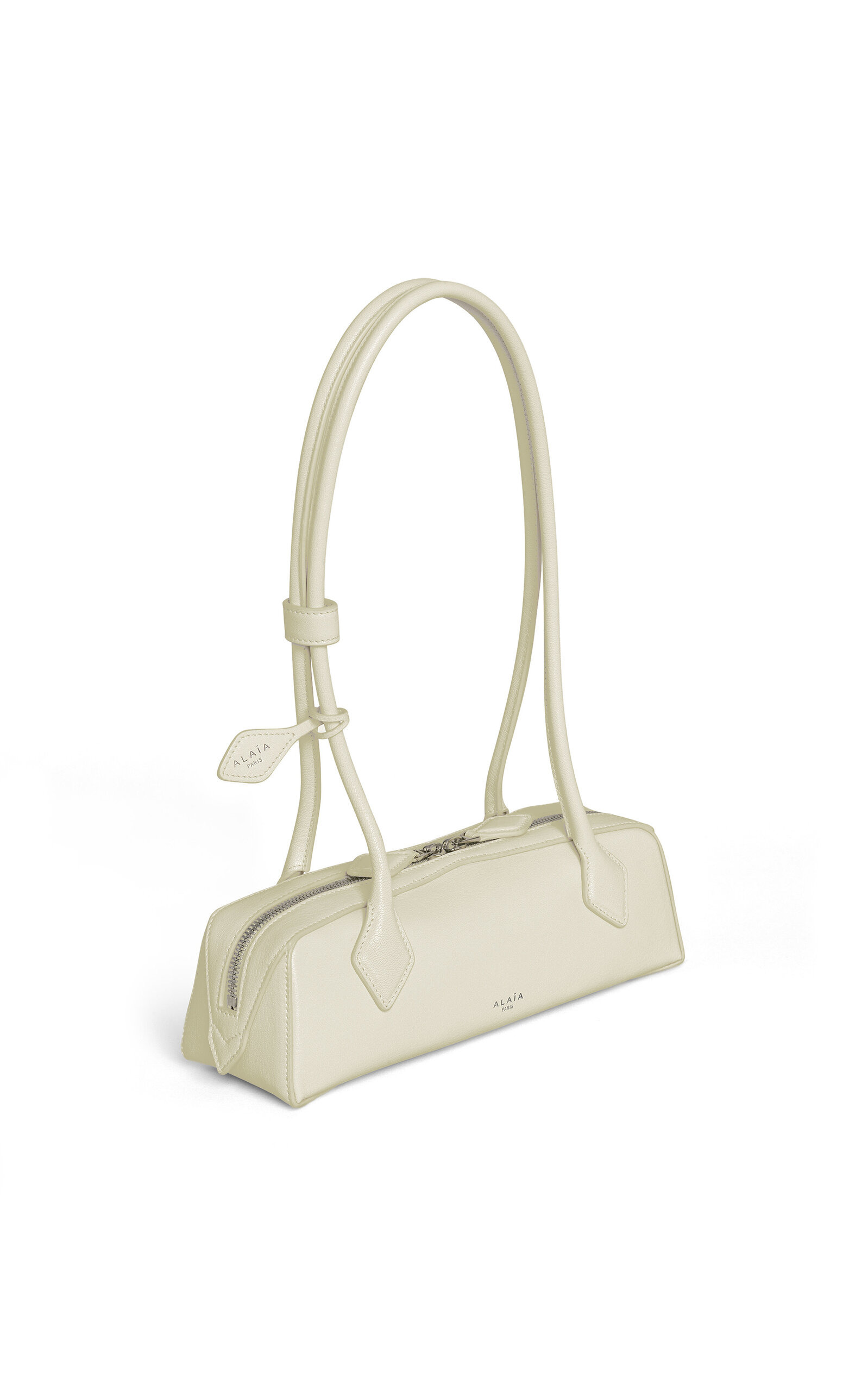 Le Teckel Small Leather Bag yellow - 3