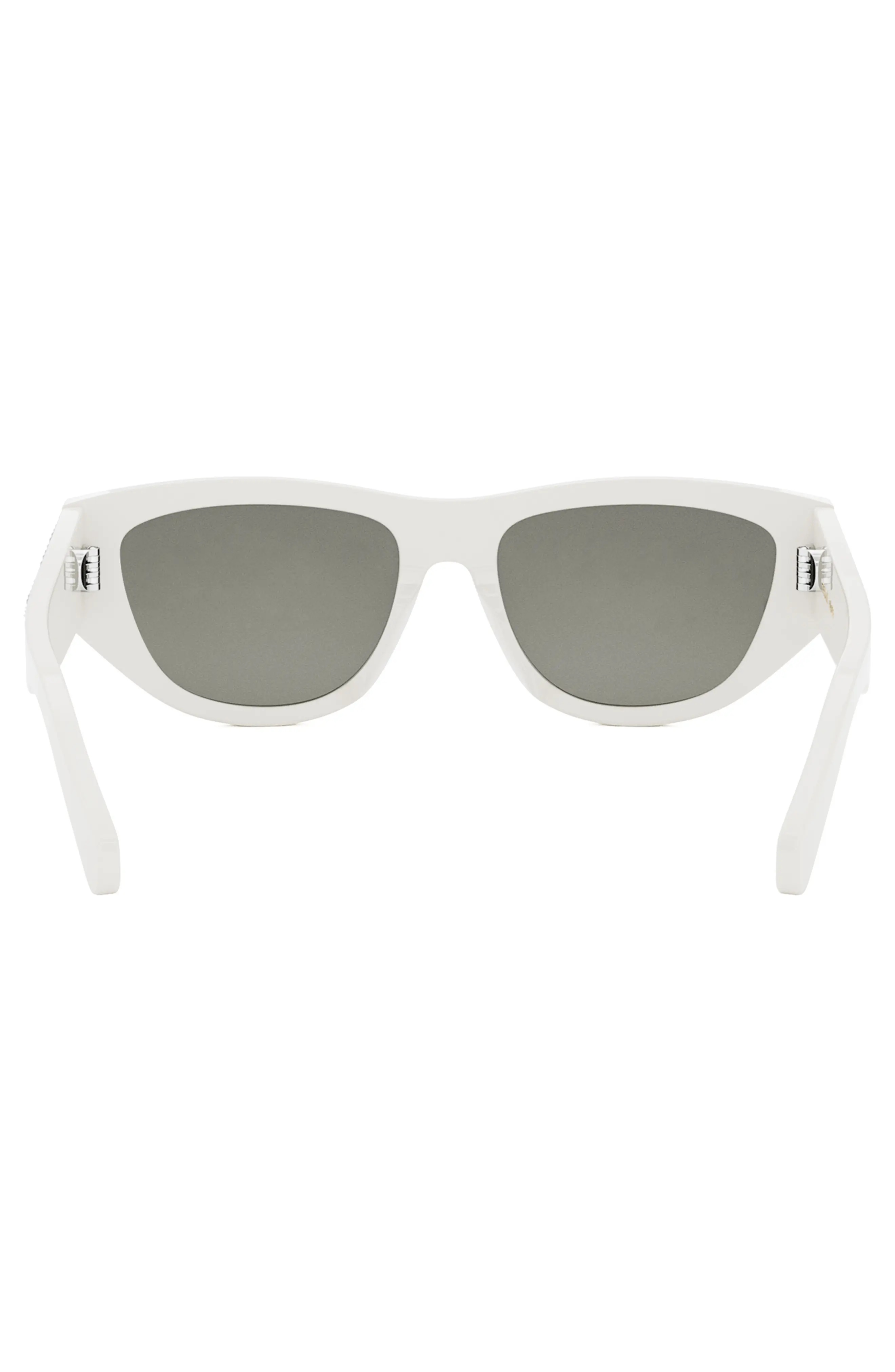 Animation 55mm Gradient Cat Eye Sunglasses in Ivory /Smoke - 8