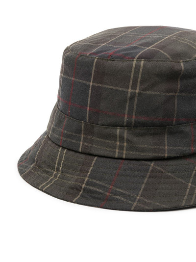 Barbour tartan-print bucket hat outlook